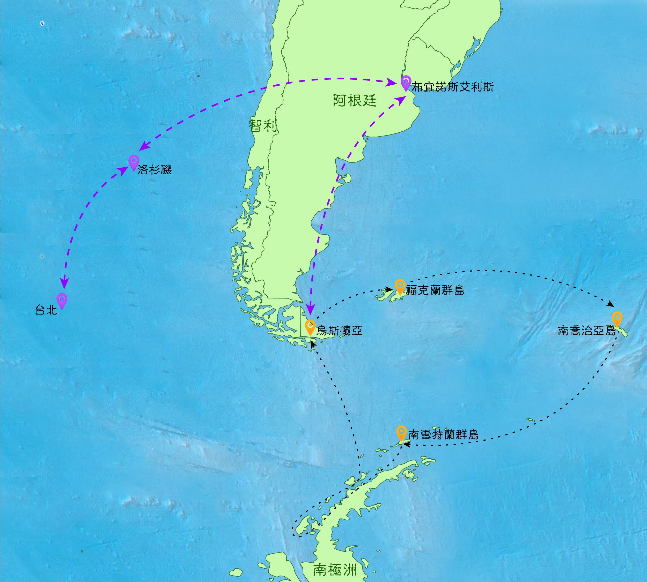 【极地假期】海洋钻石号『穿越南极圈～福克兰群岛.